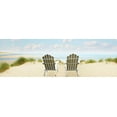 thumbnail image 2 of McLoughlin, James 32x13 White Modern Wood Framed Museum Art Print Titled - Beachscape Panorama VI, 2 of 4