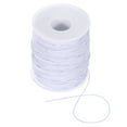 thumbnail image 1 of Unique Bargains 1mm 109 Yards Elastic String Cord Elastic Thread Beading String Cord, White, 1 of 5