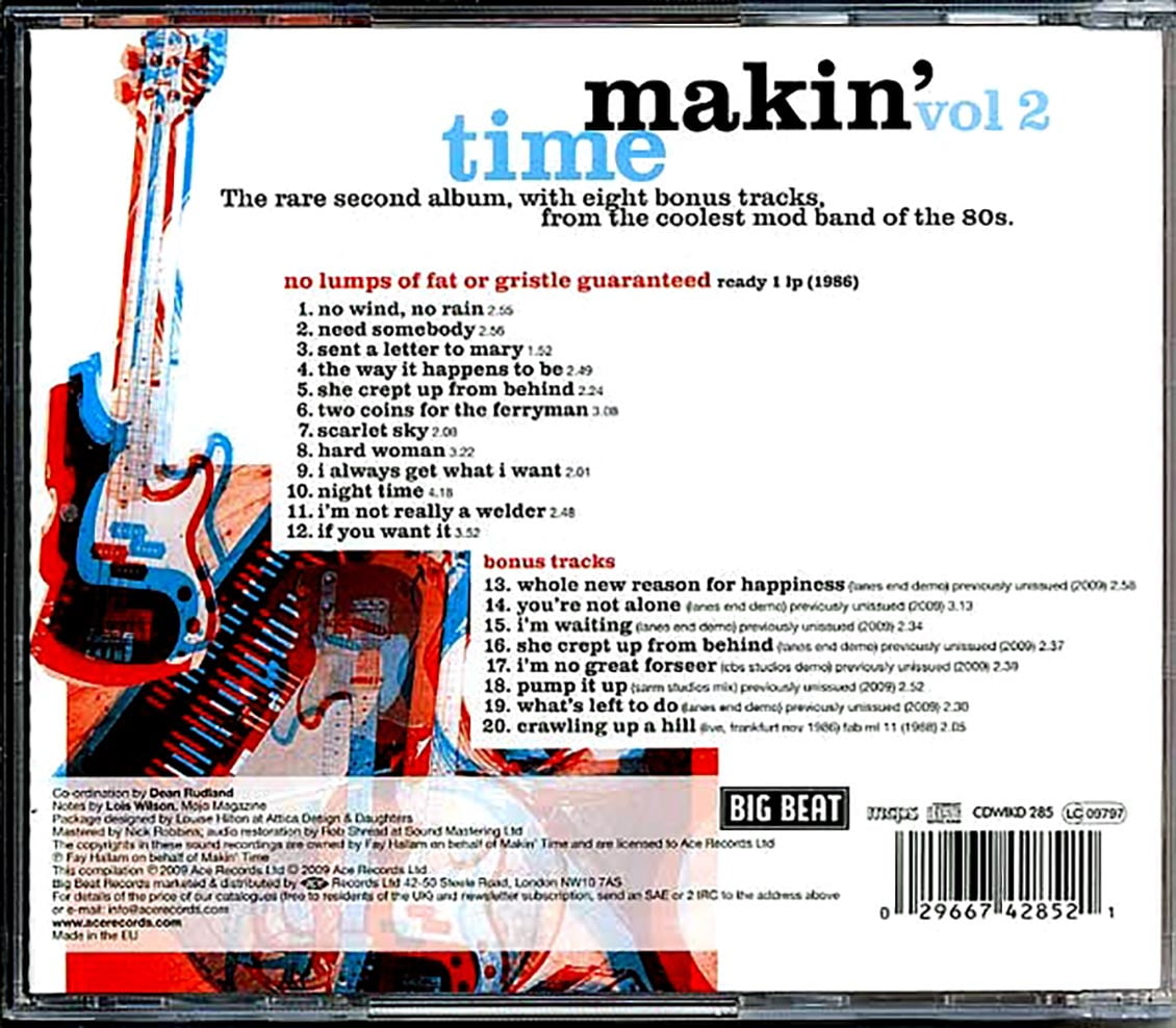 Makin' Time - No Lumps of Fat or Gristle - Music & Performance - CD