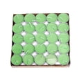 thumbnail image 2 of Pack of 50 Citronella Scented Tea Light,Scented Candle Against Insects,2 Hour Burn Green, 2 of 4