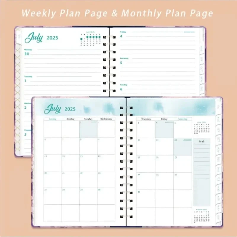2025 Daily Planner With Monthly & Weekly Goals - Time Management Organizer, 365-