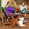 thumbnail image 2 of BYER OF MAINE, Pangean Folding Wooden Table, Easy to Fold and Carry Wooden Camp Table, Match Pangean Furniture, 20" L x 20" W x 22" H, 2 of 9