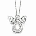 thumbnail image 1 of 925 Sterling Silver CZ Angel Of Comfort 18in. Necklace; 18 inch; for Adults and Teens; for Women and Men, 1 of 4