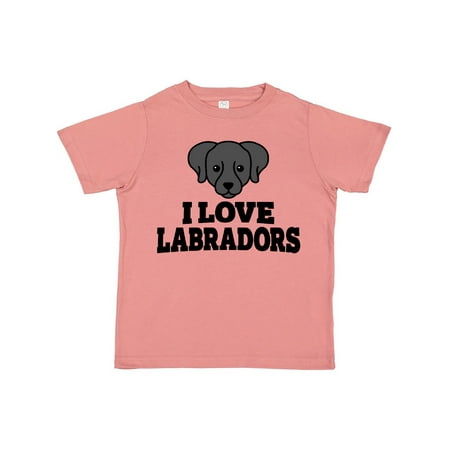 

Inktastic I Love Labradors Gift Toddler Boy or Toddler Girl T-Shirt