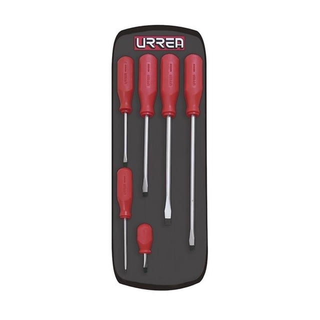 Juego de 6 Destornilladores Urrea Serie R Combinado 9600BR