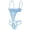 Light Blue, variant on Sexy Lingerie for Women with Underwire One Piece Lace Bodysuit Deep V Crotchless Lingerie Underwear