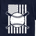 thumbnail image 3 of Instant Message - Baseball Flag - Men's Short Sleeve Graphic T-Shirt, 3 of 6