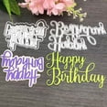 thumbnail image 4 of SIEYIO Happy Birthday Cutting Dies Metal Die Cuts Template for Kid Birthday Card Making, 4 of 6