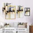 thumbnail image 4 of Designart Abstract Transitional Shapes Black I Canvas Wall Art, 4 of 5