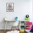 thumbnail image 4 of Stupell Industries Bohemian Scandinavian Style Bear Gray Floating Frame Canvas Art, 17 x 21, by LSR Design Studio, 4 of 8