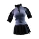 thumbnail image 5 of Conjunto de uniforme femenino, camisa, falda, ropa de entrenamiento, ropa informal de moda, accesorios de cosplay para coleccionistas a escala para Abrigo gris, 5 of 9