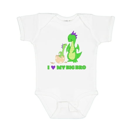 

Inktastic I Love My Big Bro Gift Baby Boy or Baby Girl Bodysuit