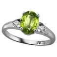 thumbnail image 2 of Tommaso Design� Oval 8x6mm Genuine Peridot Ring, 2 of 9