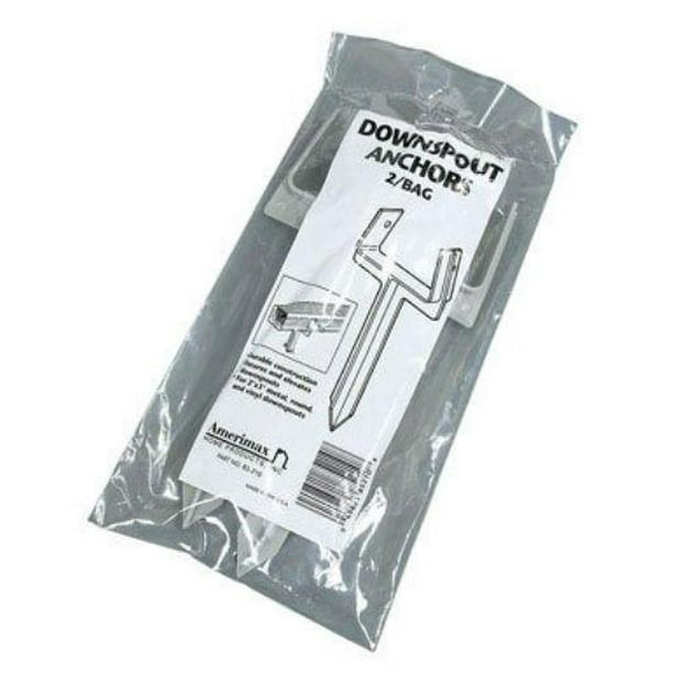 Amerimax 85210 Downspout Anchor, 2Pack