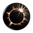 thumbnail image 1 of Total Solar Eclipse Painted Pinback Button Pin, 1 of 4
