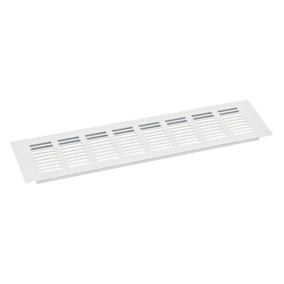 Unique Bargains Air Vents Cover, 1Pcs 350 x 80mm Aluminum Alloy Mesh Air Return Vent Cover, Louvered Ventilation Grille (Silver)