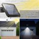 thumbnail image 4 of Luces solares de pared para exteriores, sensor de movimiento PIR inteligente, reflector ultrabrillante, diseño independiente con fuente de luz COB, mayor distancia de irradiación y fácil instalación, 4 of 5
