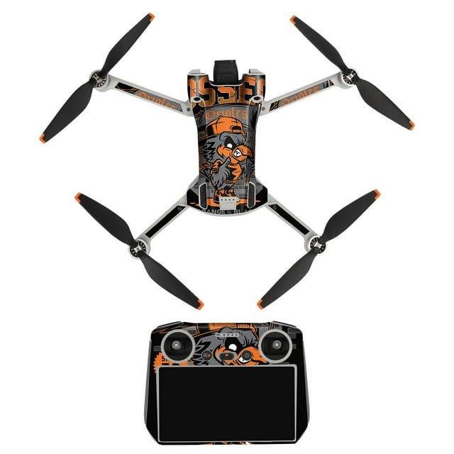 Body & Remote Control Sticker For DJI MINI 3 PRO - Removable, No Residue, Cool Patterns, 45g/54g, 186x156mm/196x179mm