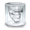 thumbnail image 1 of Creative Skull Transparent Beer Red Wine Whiskey Coffee Milk Tea Glass Skeleton Water Cup Mug 75ml, 1 of 5