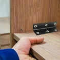 thumbnail image 4 of LOLIPPYY Set of 4 Stainless Steel L-Shaped Corner Braces, 90 Degree Metal Right Angle Fixers for Strong Support, 4 of 7