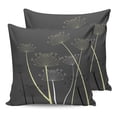 thumbnail image 7 of Outdoor Throw Pillow Cover Abstract Dandelion Silhouette Waterproof Cushion Covers 2 Pack Colorful Striped Plant on Gray Pillow Cases Home Decoration for Patio Garden Couch Sofa, 7 of 7