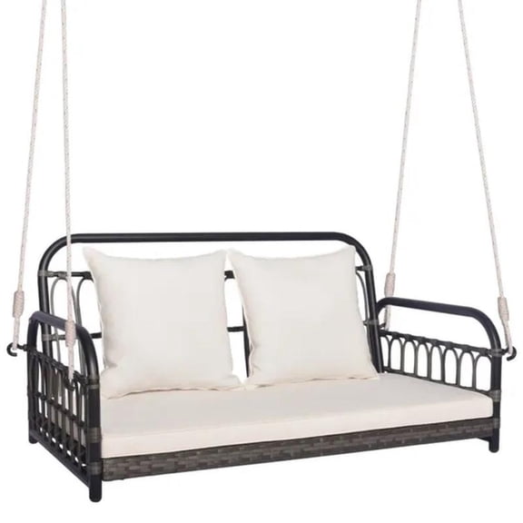 Outdoor Hanging Chair with Ropes