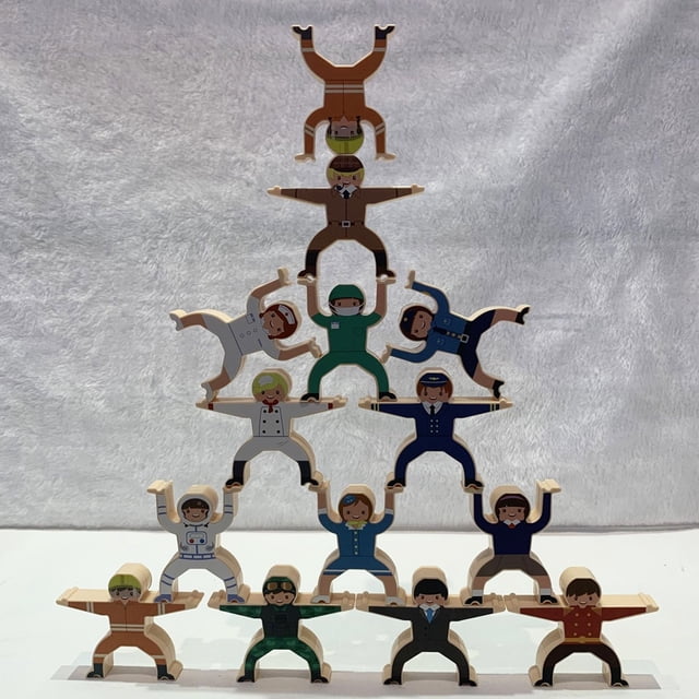 Juguete de bloques apilables altos, juguete educativo de bloques apilables altos, juguete de equilibrio, construcción robusta