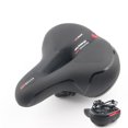thumbnail image 1 of Bicycle Saddle, Ergonomic Hiking Gel Saddle Hollow Dual Spring Shock Absorber Ball, with Rear Reflective Strip, Comfortable Bicycle Saddle, 1 of 5