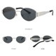 thumbnail image 2 of Gafas Ovales Vintage Metal Moderna (plata), 2 of 9