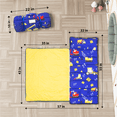 thumbnail image 3 of Primlect Tapete para Siesta, Saco de Dormir de 55" x 22" x 3" con Zíper, Almohada Removible y Cobija, para Guardería, 3 of 6