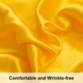 thumbnail image 5 of Ntbay 2 Pack Silky Satin King Pillowcases for Hair and Skin, Luxury and Soft Pillow Cases with Envelope Closure, 20" x 40", Yellow, 5 of 6