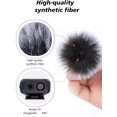 thumbnail image 3 of SUNMON for DJI Mic Windscreen Furry Foam - Wireless Mic Outdoor Microphone Cover Muff Pop Filter Noise Reduction, Mic Covers for DJI Microphone Wireless(2 PC), 3 of 7
