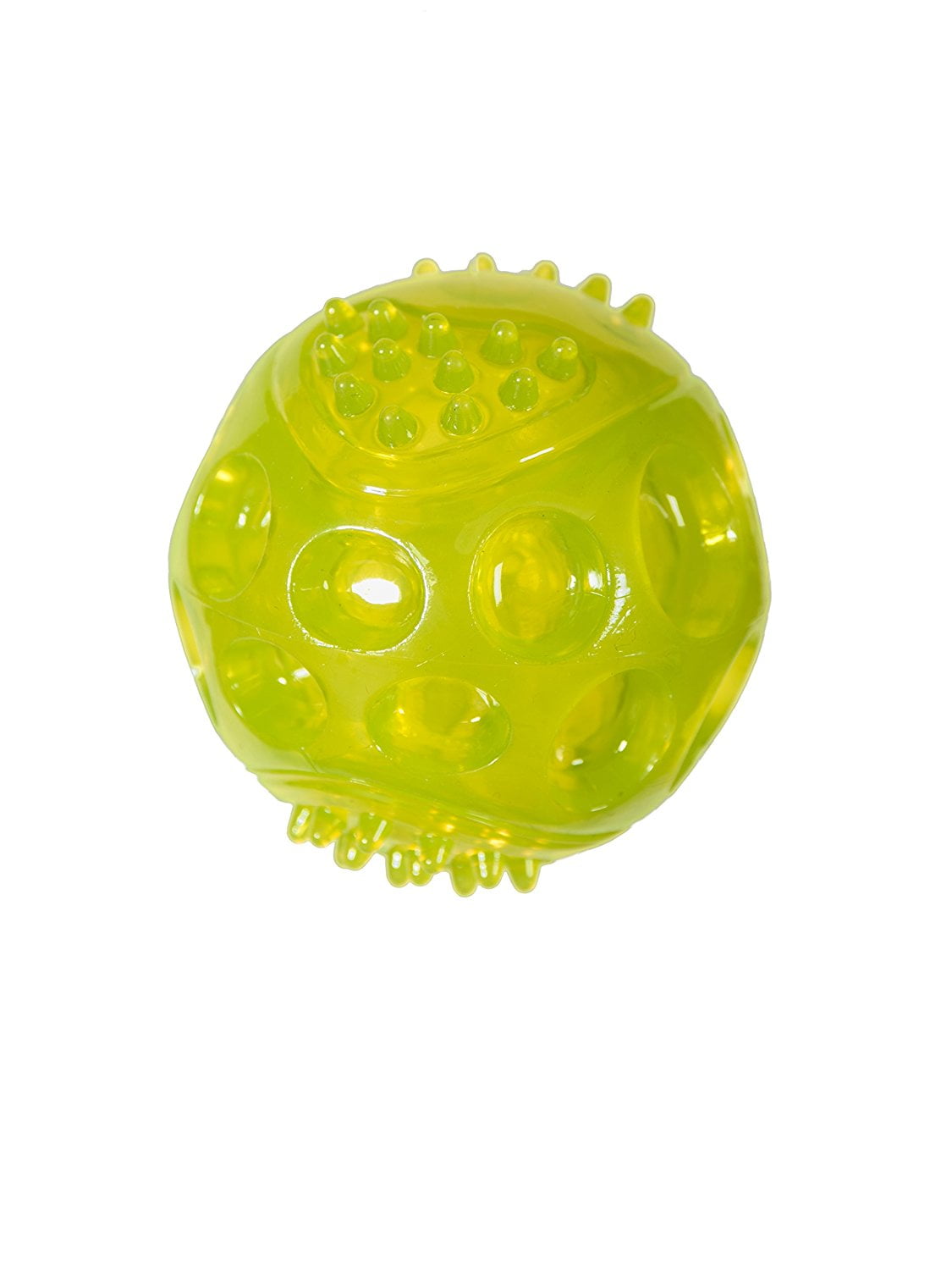 Chase 'n Chomp Durable TPR Squeaking Fetch Ball Dog Toy - Walmart.com
