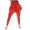 Red, variant on Womens Drop Crotch Fashion Harem Relaxed Fit Baggy for a and Casual Trousers for Women Silver,XL