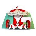 thumbnail image 7 of Santa Claus Lying Down 3D Pop Up Greeting Card Handmade Laser Cut Christmas Holiday, 7 of 7