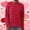 Red, variant on VISALY Valentines Day Sweaters Love Print Heart Sweater with Bow Oversize Sweaters Trendy Fashion Sweaters Oversize Sweaters Trendy Casual Sweaters Trendy Basic Sweaters Casual Sweater Hot Pink L