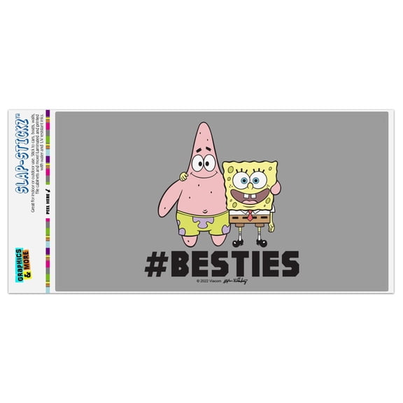 SpongeBob Besties Automotive Car Window Locker Bumper Sticker