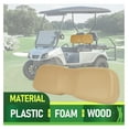thumbnail image 3 of Front Seat Backrest Compatible with 2000.5-up Club Car DS Golf Cart Back Cushion Plastic Foam Wood, 3 of 9
