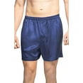thumbnail image 4 of Fishers Finery Men's 100% Pure Mulberry Silk Boxers - Redesigned Waist (Ocean Blue, S), 4 of 6