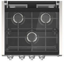 Furrion 2021123893 Slide-In 3 Burner Gas RV Cooktop with Glass Cover - 20", Stainless Steel