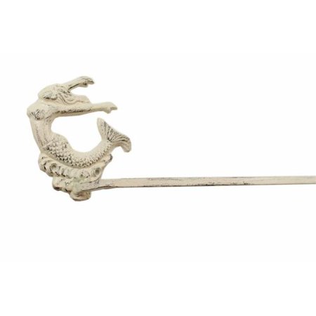 Handcrafted Nautical Decor Cast Iron Decorative Arching Mermaid Bath 28 Wall Mounted Towel Bar Handcrafted Nautical Decor Cast Iron Decorative Arching Mermaid Bath 28 Wall Mounted Towel Bar