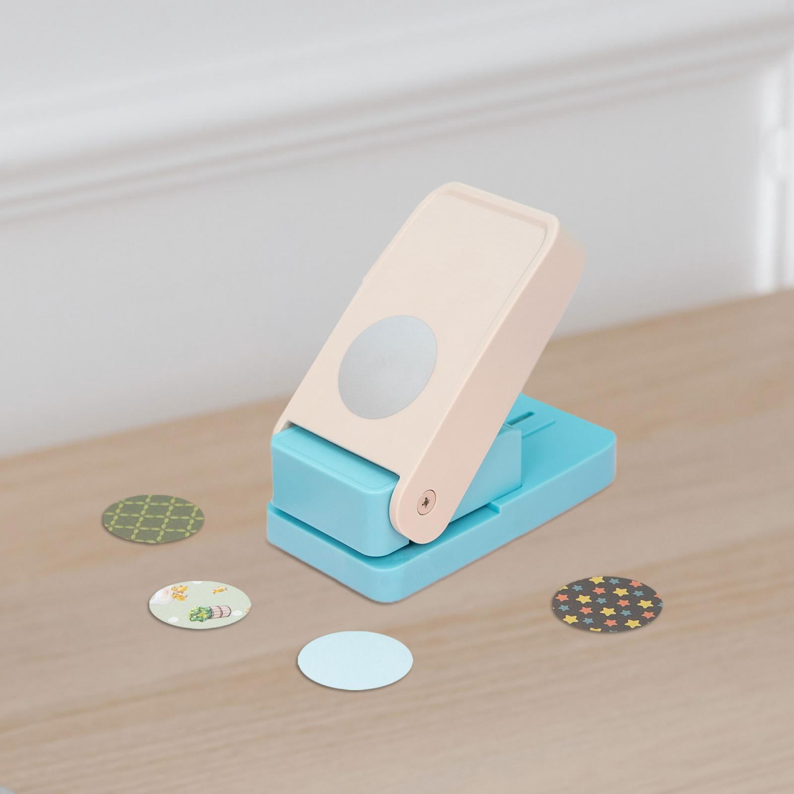 HOMYL Embossing Machine with Tab Punch, Embossing Tool, Hole Punch for DIY, Separator, Round
