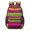 Geometric Stripe Pink, variant on Geometric Arrow Gray Pattern 17" School Backpacks for Teens,Waterproof Oxford Fabric,S-Shape Padded Straps for School,Travel,Hiking,Camping