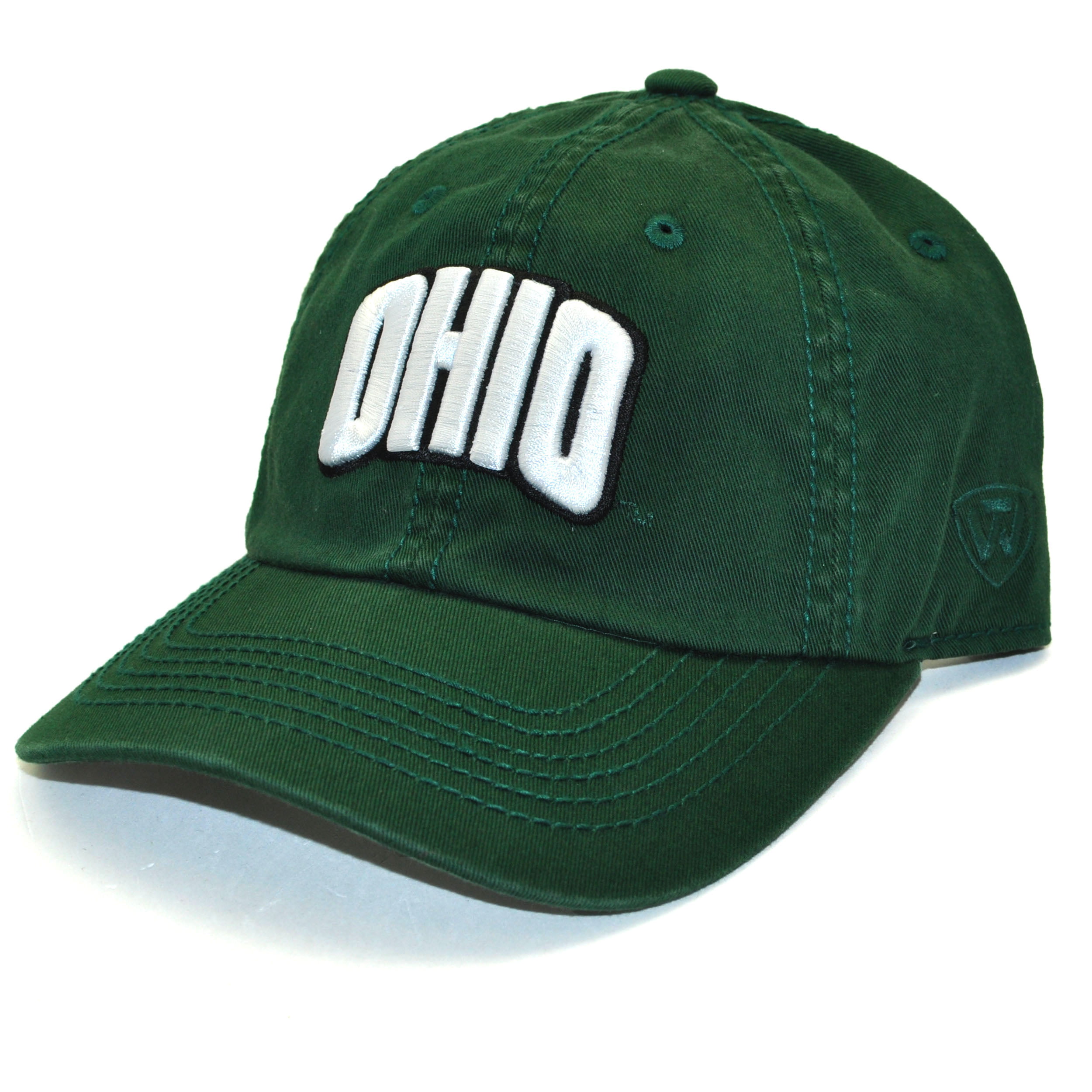 Ohio Bobcats Adult Game Bar Adjustable Hat White,