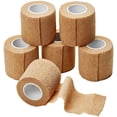 thumbnail image 1 of MEDca Self Adherent Cohesive Wrap Bandages 2 Inches X 5 Yards 6 Count (Skin Color), 1 of 9