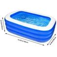 thumbnail image 4 of Inflatable Pools Rectangle Swimming Pool, 3 Layers, 4 of 4