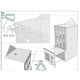 thumbnail image 5 of 1/87 de construcción DIY casa de madera montar sin montar hecho a mano 1/87 Kits de modelo de construcción para diseño de paisaje, 5 of 9