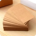 thumbnail image 3 of 100 Pcs Double Sided Blank Kraft Paper Business Cards Word Card Message Card DIY Gift Card, 3 of 8