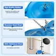 thumbnail image 2 of Remplacement de Clapet de Toilette pour Gerber, Trousse de Bouchon de Toilette de 3 Pouces pour Gerber 99-788 avec 2 Chaînes de Poignée de Toilette Convient à une Valve de Chasse de Toilette de 3 Pouces, Économie d'Eau, Facile à Installer, 2 of 6