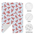 thumbnail image 4 of Car Seat Cover Baby, Cute Cartoon Lobster Baby Car Seat Cover for Baby Boys Girls Newborn , Infant Car Seat Canopy Cover Nursing Breastfeeding Cover Warm Blanket, 4 of 7
